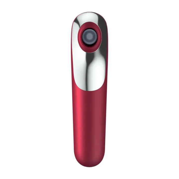 Dual Love Vibrador y Succionador de Aire Pulsado Rojo de Satisfyer