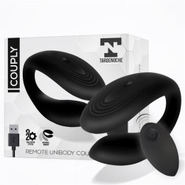 Couply Juguete para Parejas con Control Remoto USB Unibody Silicona Líquida de Tardenoche | VibraZon