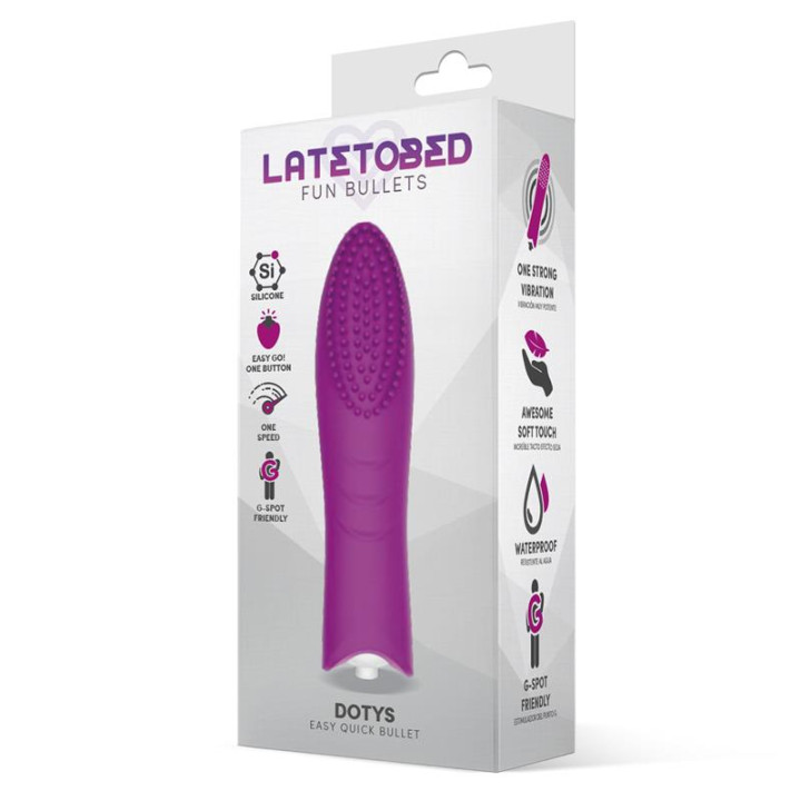 Dotys Bala Vibradora Easy Quick Silicona Púrpura de Latetobed | VibraZon