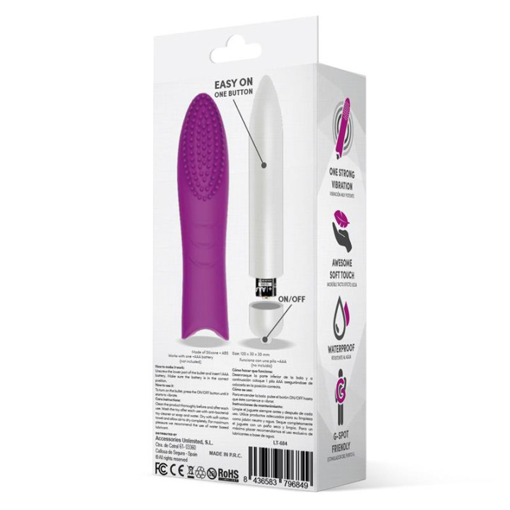 Dotys Bala Vibradora Easy Quick Silicona Púrpura de Latetobed | VibraZon