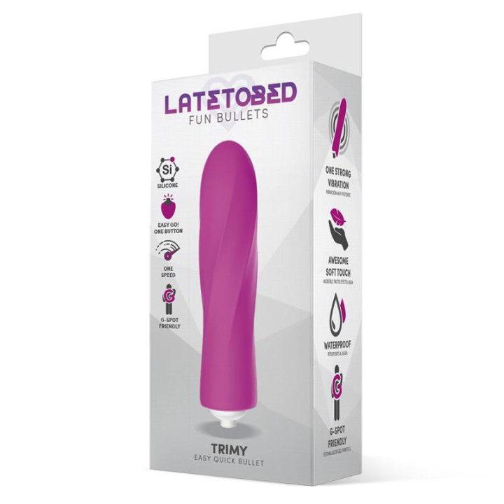 Trimy Bala Vibradora Easy Quick Silicona Rosa de Latetobed | VibraZon