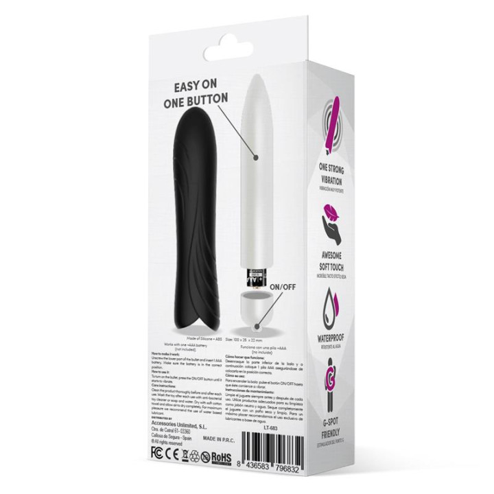 Bilie Bala Vibradora Easy Quick Silicona Negro de Latetobed | VibraZon