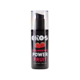 Lubricante sabor Fresa Power 125 ml de Eros | VibraZon