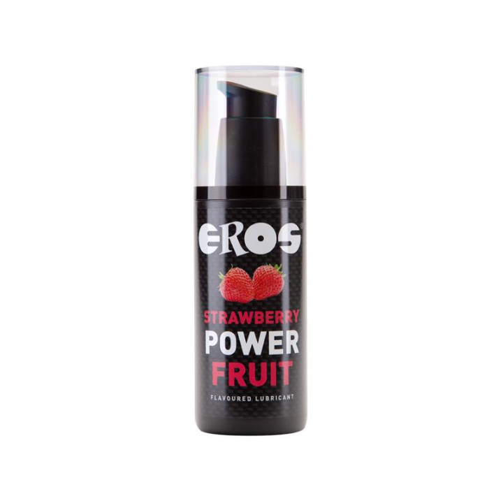 Lubricante sabor Fresa Power 125 ml de Eros | VibraZon
