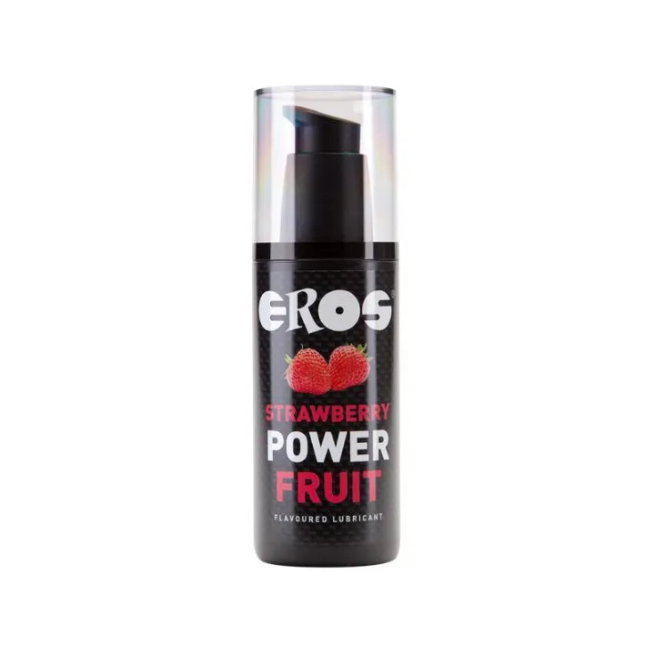 Lubricante sabor Fresa Power 125 ml de Eros