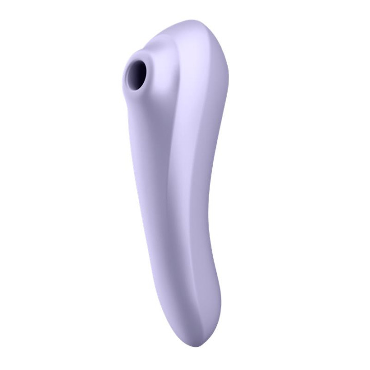 Dual Pleasure APP Vibrador y Succionador de Aire Pulsado Recargable Mauve de Satisfyer | VibraZon