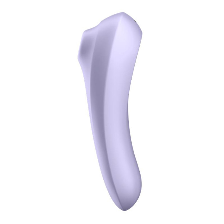 Dual Pleasure APP Vibrador y Succionador de Aire Pulsado Recargable Mauve de Satisfyer | VibraZon