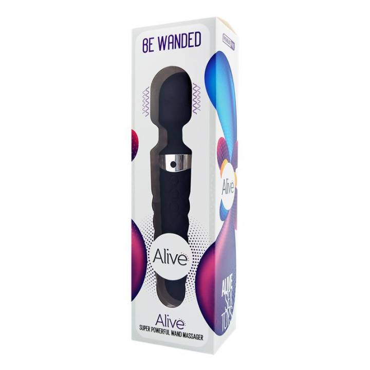 Masajeador Be Wanded Negro de Alive | VibraZon