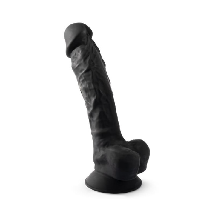 Dildo Dual Density Mod. 1 - 8 Negro de Silexd | VibraZon