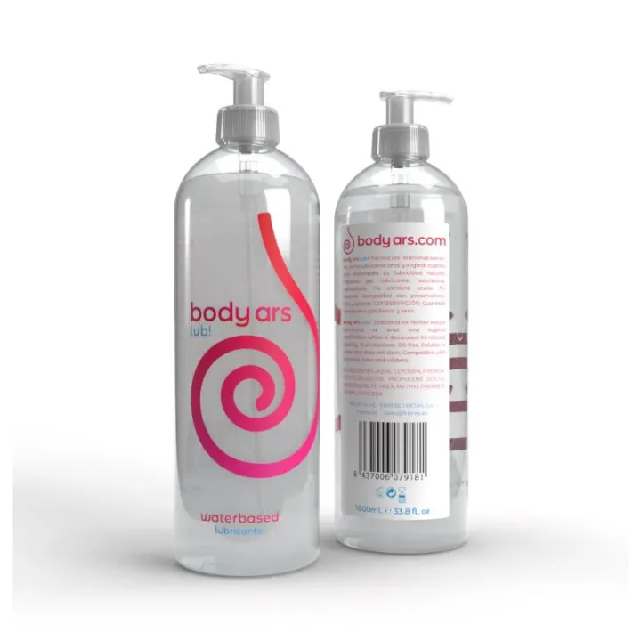 Gel Lubricante Base de Agua Natural Dosificador 1000 ml de Body Ars