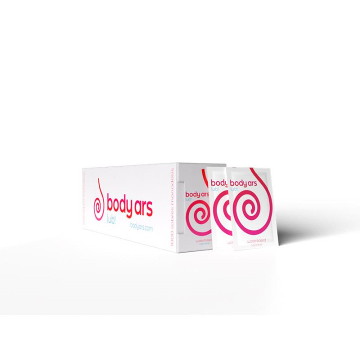 Monodosis Gel Lubricante Base de Agua Natural 1000 x 4 ml de Body Ars | VibraZon