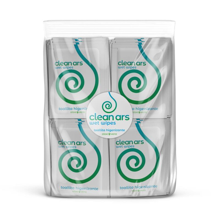 Toallitas Higiénicas Monodosis con Aloe Ver 100 unidades de Body Ars | VibraZon