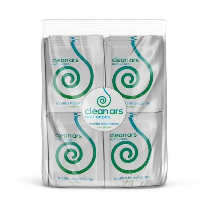 Toallitas Higiénicas Monodosis con Aloe Ver 100 unidades de Body Ars