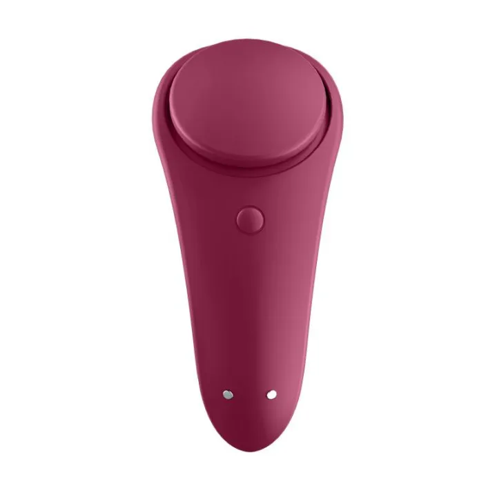 Sexy Secret Estimulador de Braguita con APP Wine Red de Satisfyer