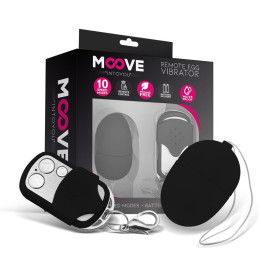 Huevo Vibrador con Control Remoto Mini Negro de Moove | VibraZon