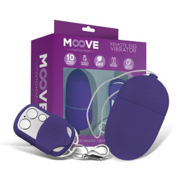 Huevo Vibrador con Contol Remoto Tamaño Mediano Púrpura de Moove | VibraZon