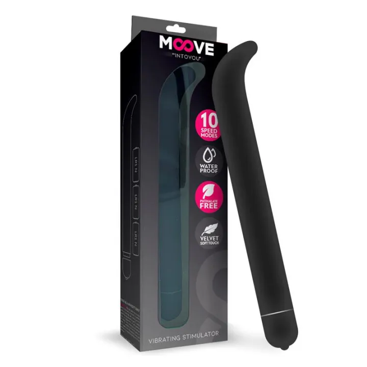 Estimulador Vibrador Punto G 10 Funciones Negro de Moove