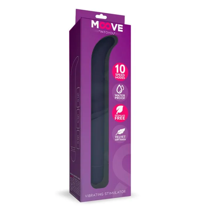 Estimulador VIbrador Punto G 10 funciones Púrpura de Moove