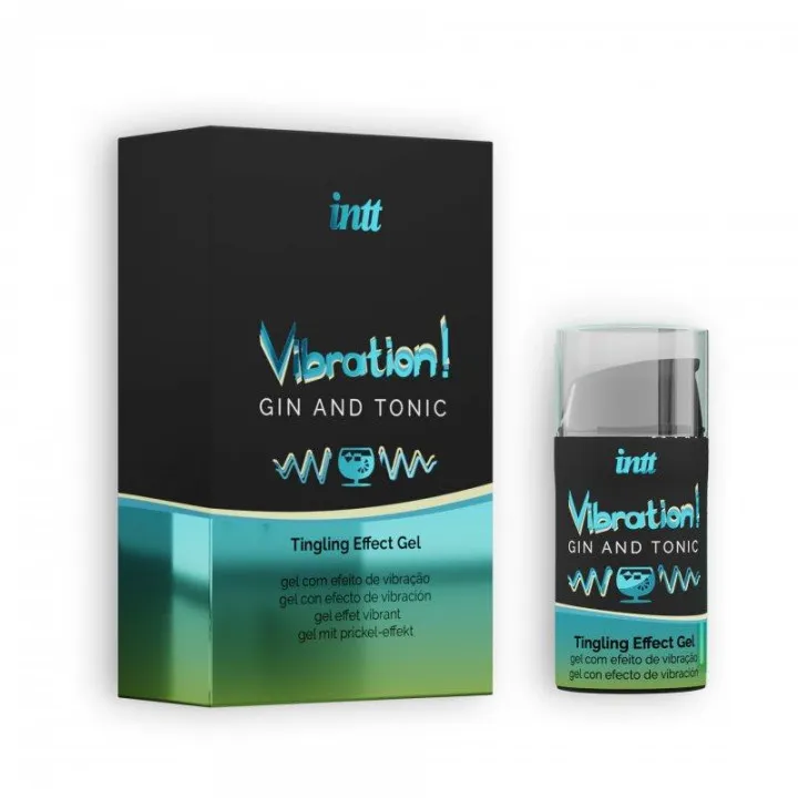 Vibrador Líquido Efecto Calor Gin and Tonic de Intt