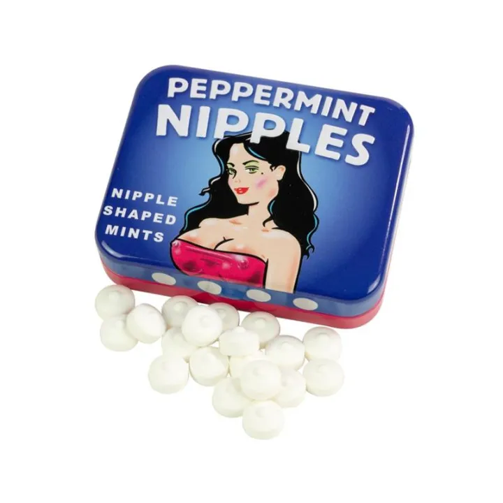 Caramelos Sabor Menta Forma Pezones Sin Azucar de Spencer & Fleetwood