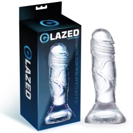 Dildo Realista Material Cristalino 12,3 cm de Glazed