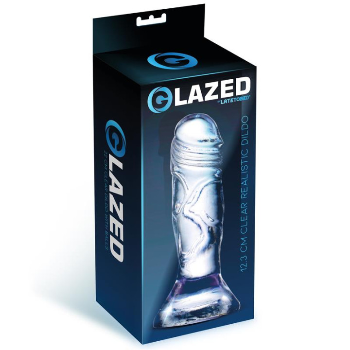 Dildo Realista Material Cristalino 12,3 cm de Glazed | VibraZon