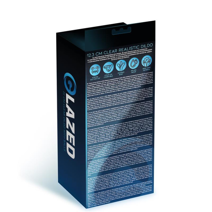 Dildo Realista Material Cristalino 12,3 cm de Glazed | VibraZon