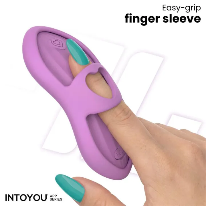 Laia Estimulador de Dedo con Calor y Funda con APP Lavanda de Intoyou App Series