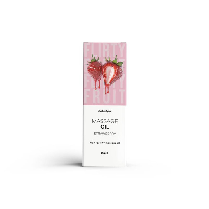 Aceite de Masaje Fresa 250 ml de Satisfyer | VibraZon