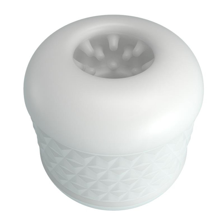 Crystle Masturbador Doble Entrada Blanco de Prettylove | VibraZon