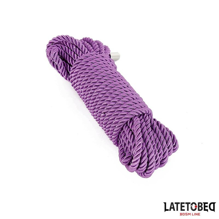 Cuerda de Bondage 10m Púrpura de Latetobed Bdsm Line | VibraZon