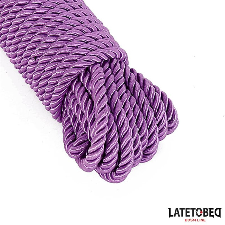 Cuerda de Bondage 10m Púrpura de Latetobed Bdsm Line | VibraZon
