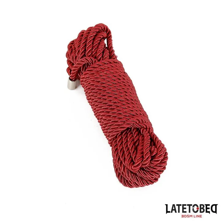 Cuerda de Bondage 10m Granate de Latetobed Bdsm Line