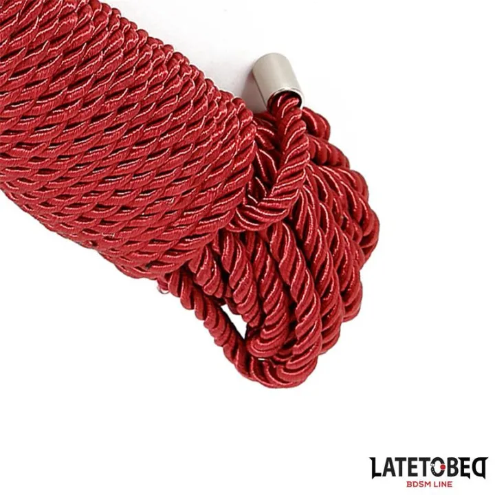 Cuerda de Bondage 10m Granate de Latetobed Bdsm Line