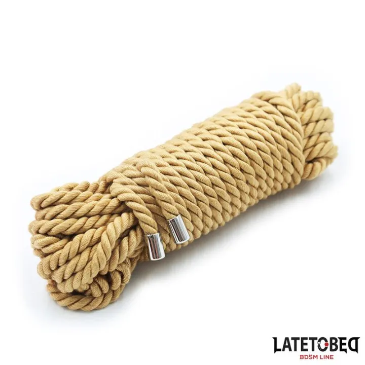 Cuerda de Bondage Detalles Metálicos 10m de Latetobed Bdsm Line