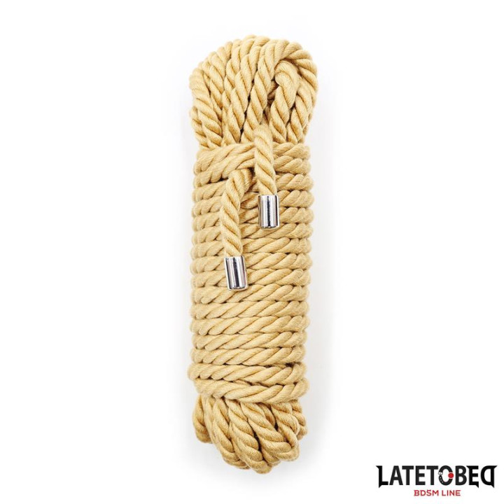 Cuerda de Bondage Detalles Metálicos 10m de Latetobed Bdsm Line | VibraZon