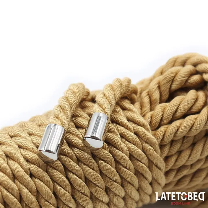 Cuerda de Bondage Detalles Metálicos 10m de Latetobed Bdsm Line
