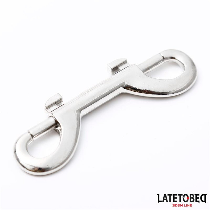 Mosquetón Metálico de Doble Extremo de Latetobed Bdsm Line | VibraZon