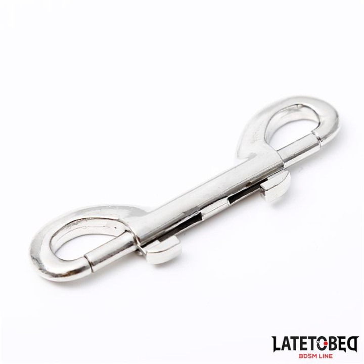 Mosquetón Metálico de Doble Extremo de Latetobed Bdsm Line | VibraZon