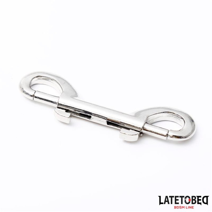 Mosquetón Metálico de Doble Extremo de Latetobed Bdsm Line | VibraZon