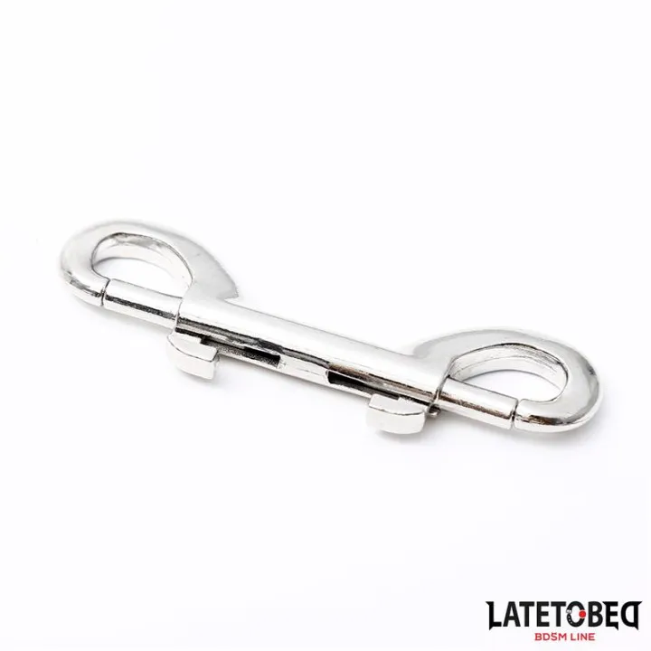 Mosquetón Metálico de Doble Extremo de Latetobed Bdsm Line