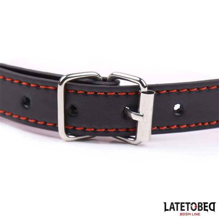 Mordaza Hueso Rosa Ajustable de Latetobed Bdsm Line | VibraZon