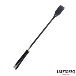 Fusta Clasica Detalles Dorados 45cm de Latetobed Bdsm Line | VibraZon