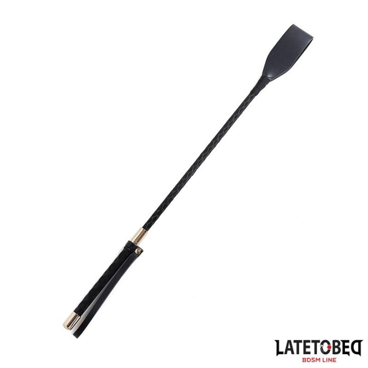 Fusta Clasica Detalles Dorados 45cm de Latetobed Bdsm Line | VibraZon