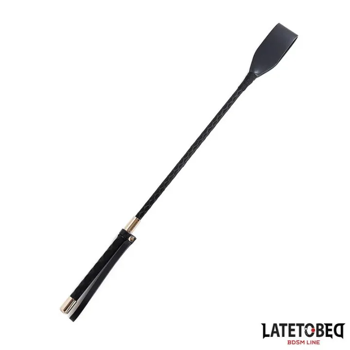 Fusta Clasica Detalles Dorados 45cm de Latetobed Bdsm Line