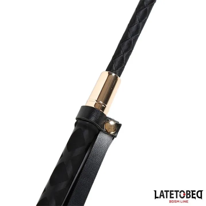 Fusta Clasica Detalles Dorados 45cm de Latetobed Bdsm Line