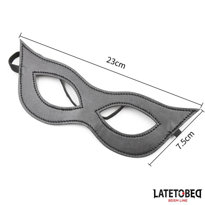 Antifaz Negro Elástico de Latetobed Bdsm Line | VibraZon