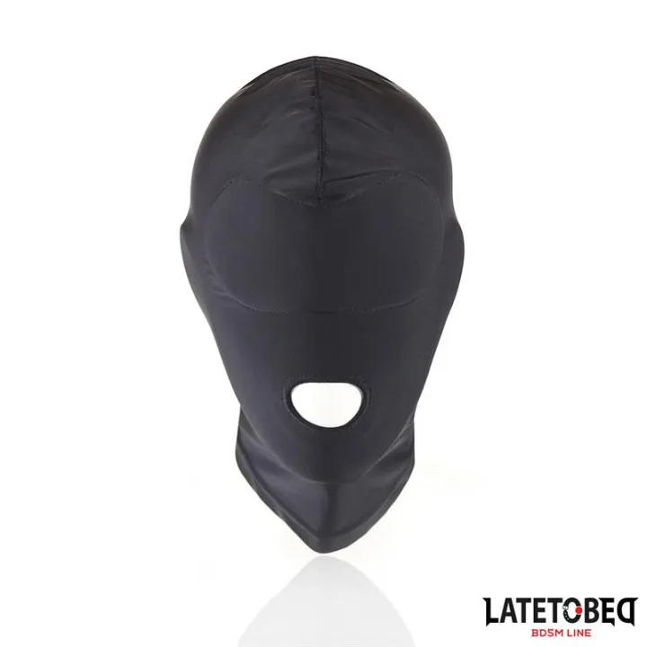 Máscara Abertura Boca Negra de Latetobed Bdsm Line
