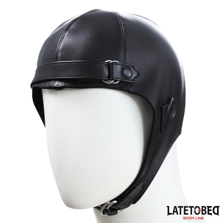 Capucha Negra Talla Única de Latetobed Bdsm Line | VibraZon