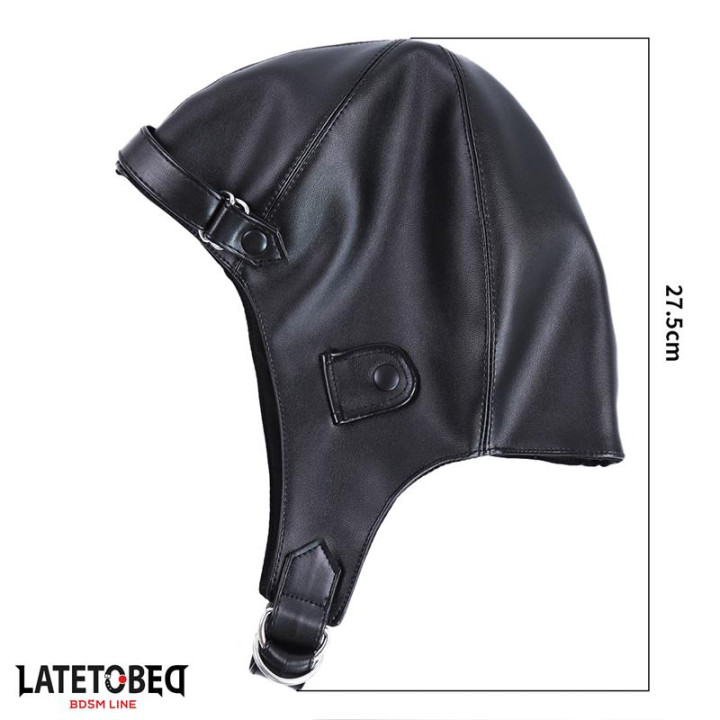 Capucha Negra Talla Única de Latetobed Bdsm Line | VibraZon